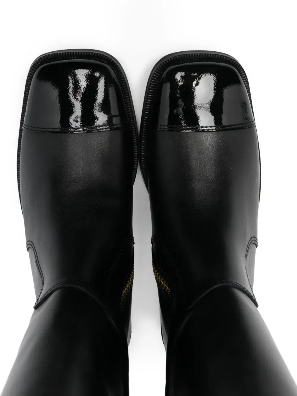 studded leather boots