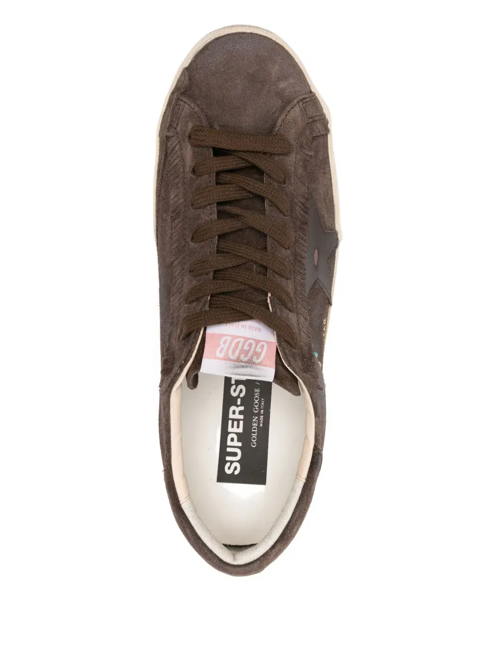 suede studded star sneakers