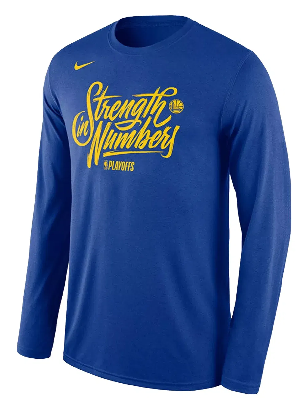 NBA GSW Blue-Playoffs Strength In Numbers T-Shirt
