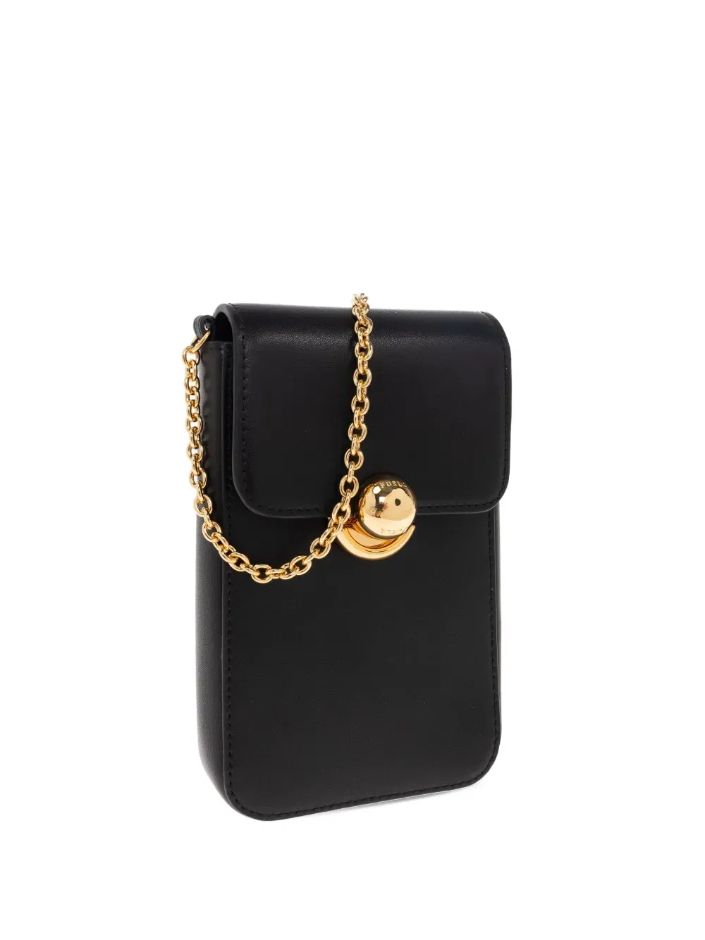 chain-strap flap tote bag