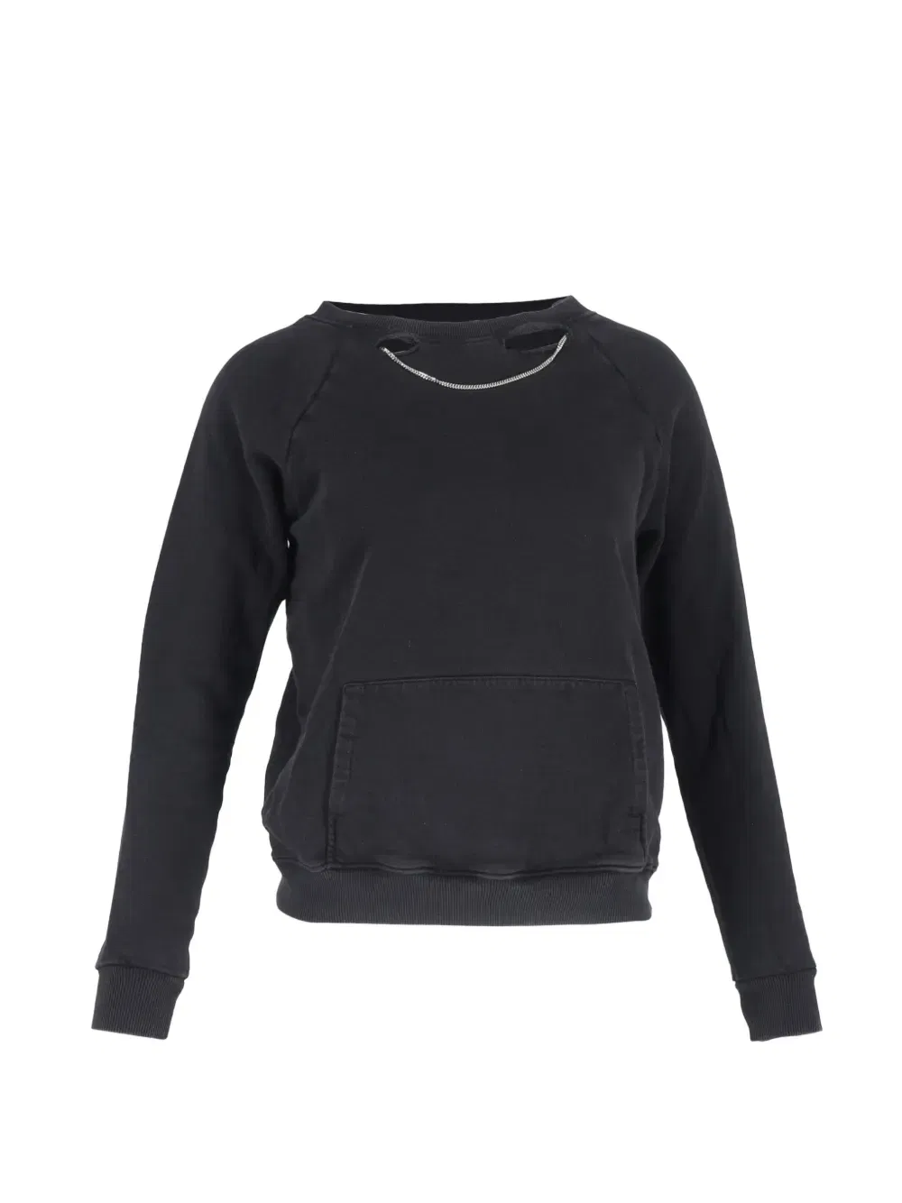 chain-detail sweatshirt