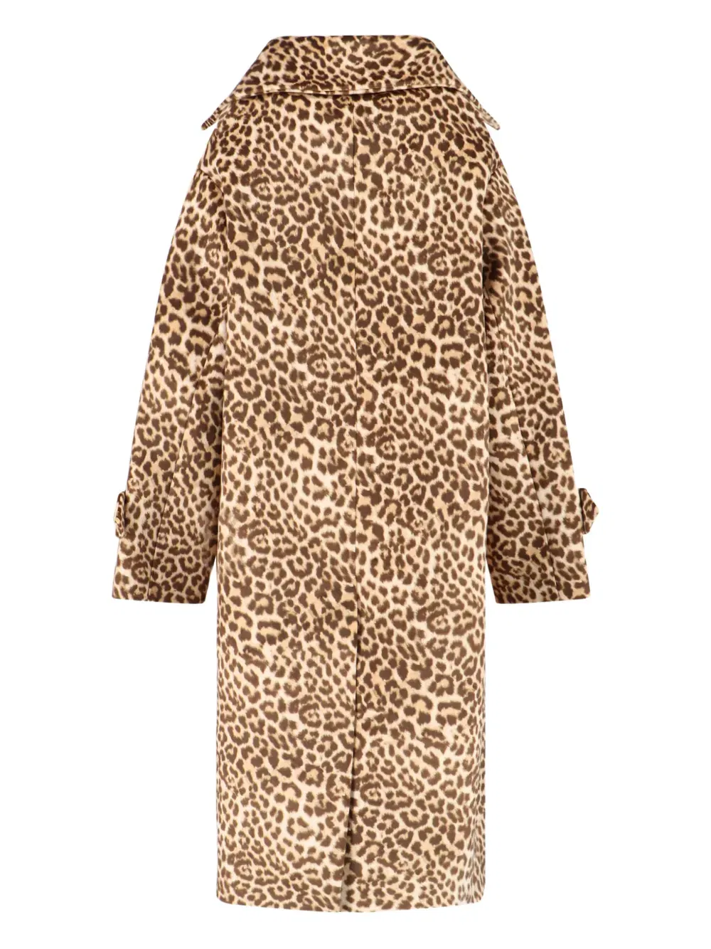 leopard-pattern coat