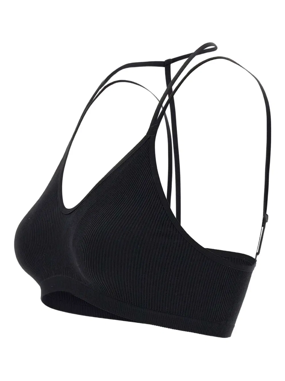 ribbed jersey bra
