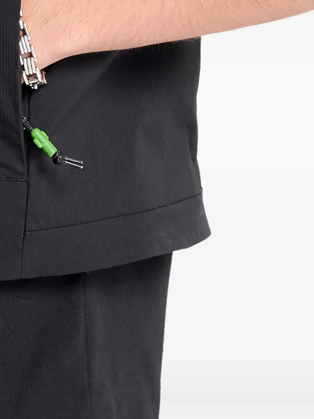 Death Bloom zip-detail gilet