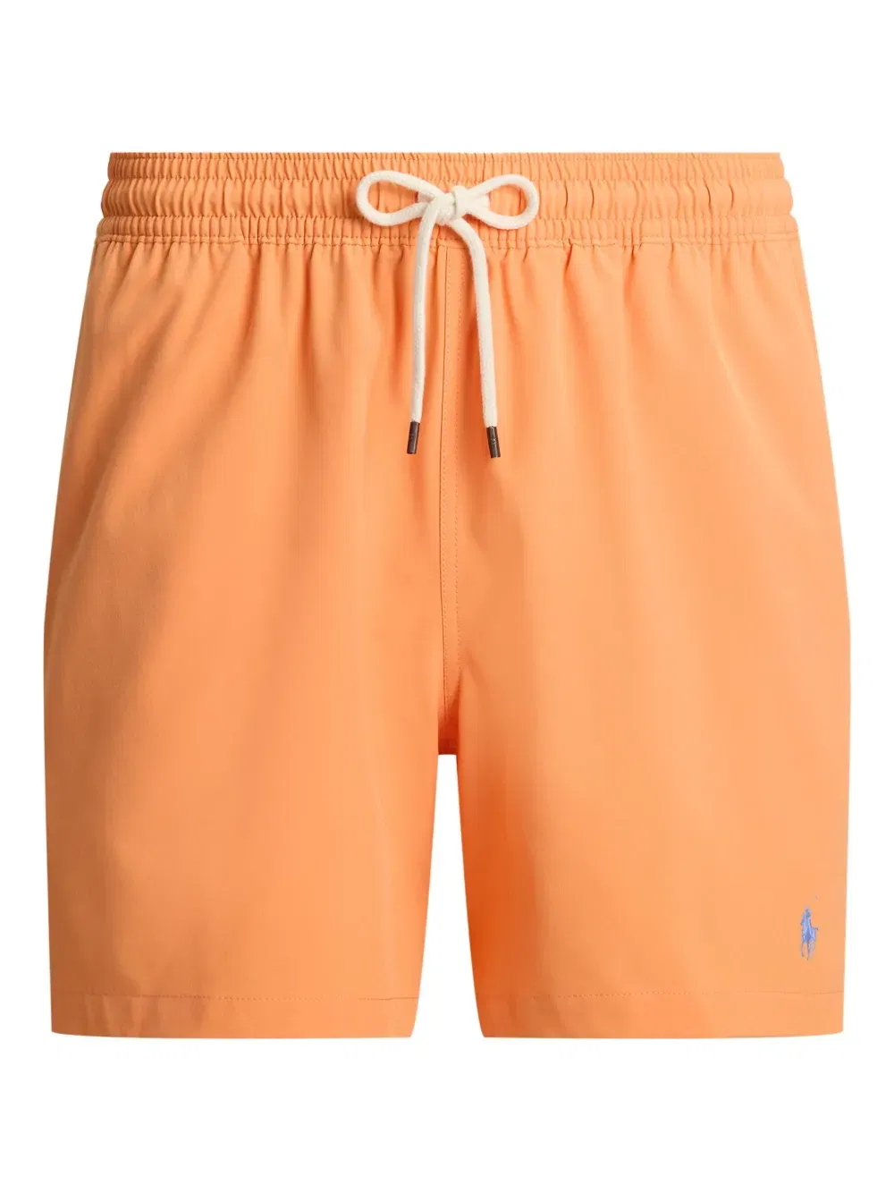 drawstring embroidered swim trunk