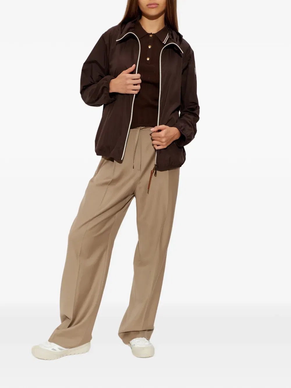 buttoned polo tops