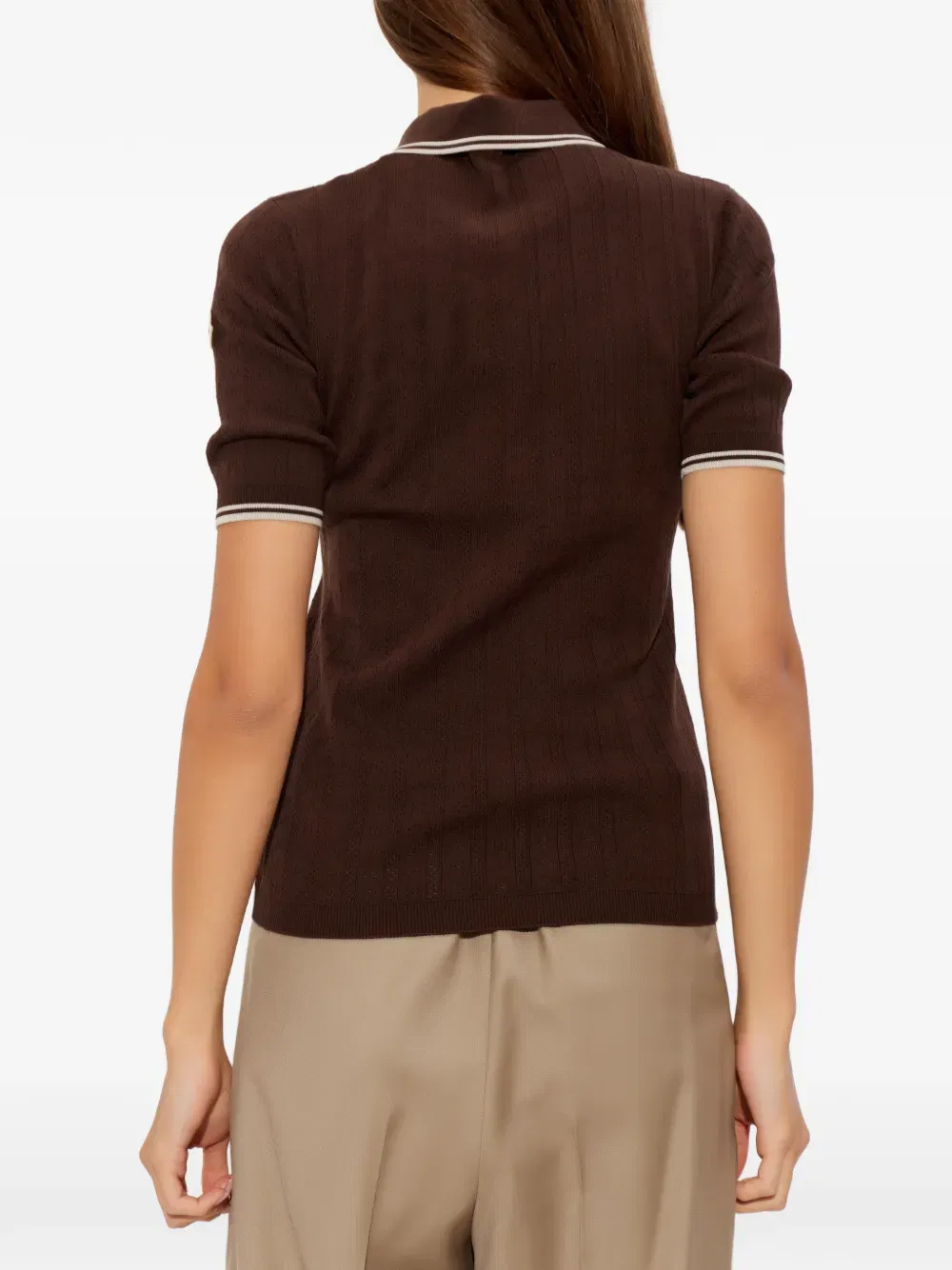 buttoned polo tops