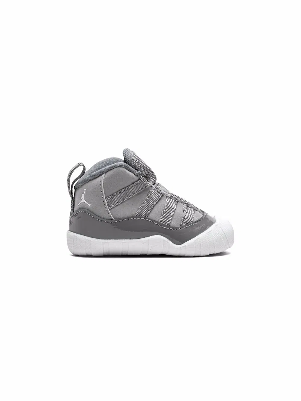 Jordan 11 Cool Grey crib bootie