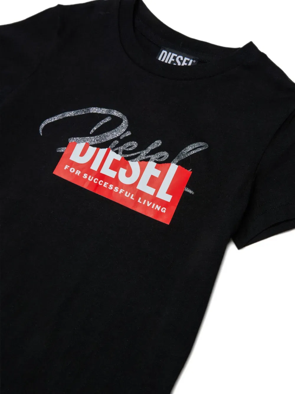 logo-print T-Shirt and shorts set