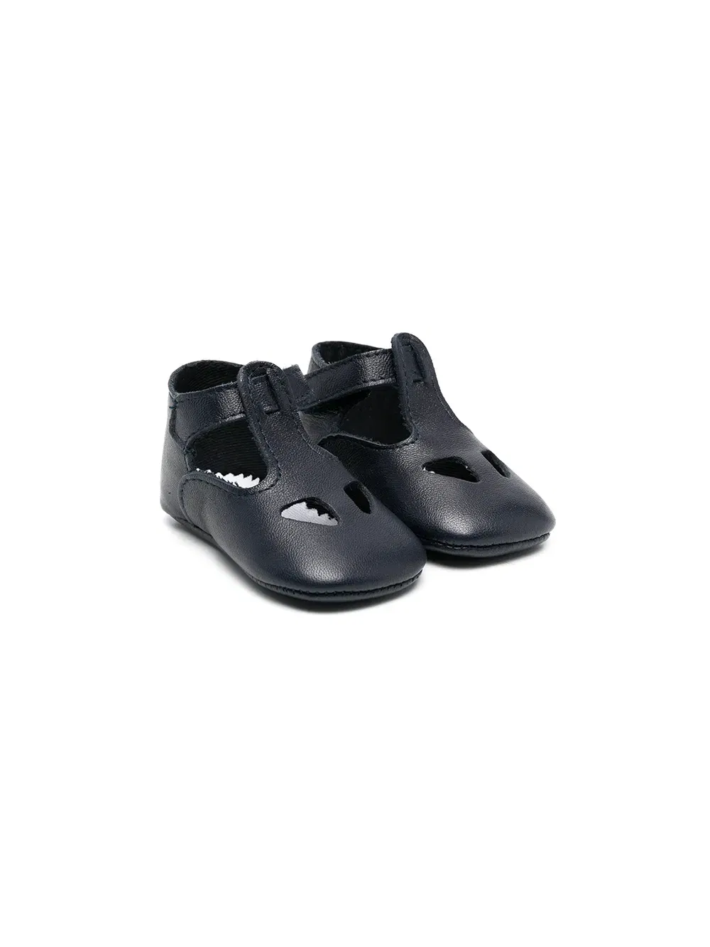 Mary Jane leather pre-walkers