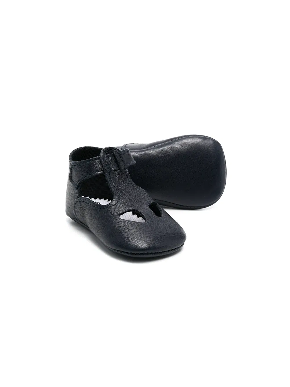 Mary Jane leather pre-walkers