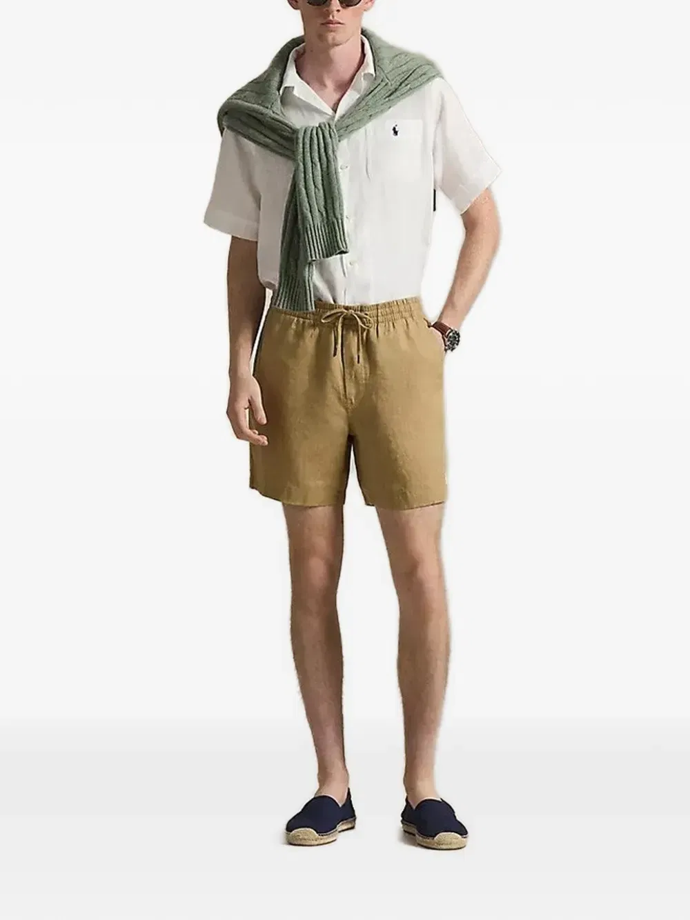 Prepster drawstring logo shorts