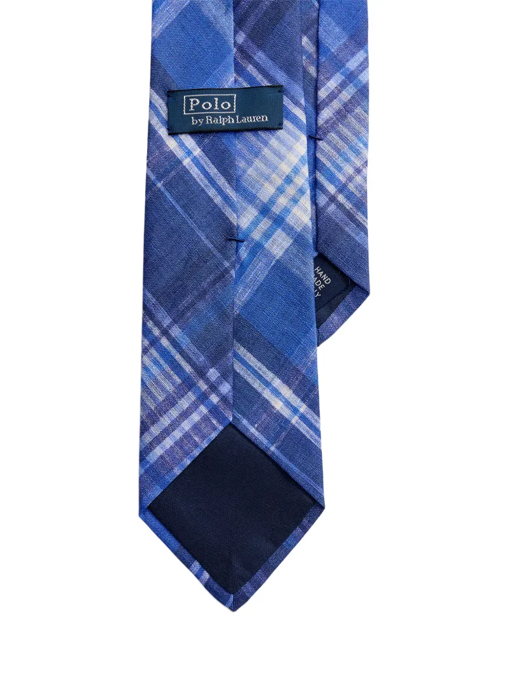 plaid-pattern tie