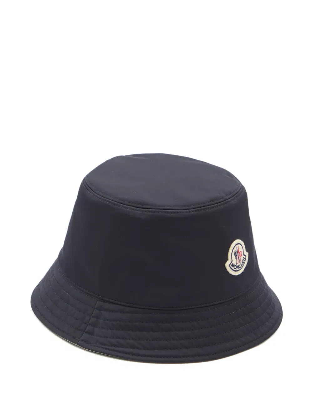 reversible logo-patch bucket hat