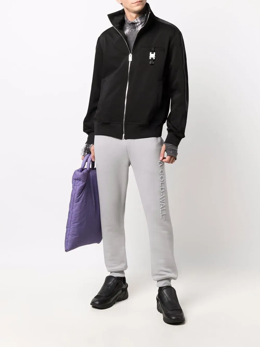 embossed logo trackpants