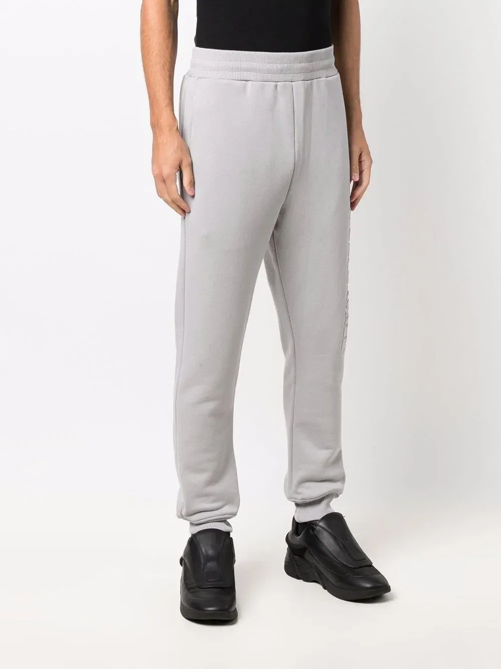 embossed logo trackpants