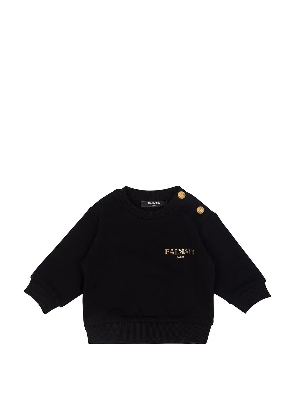 button logo-print sweatshirt