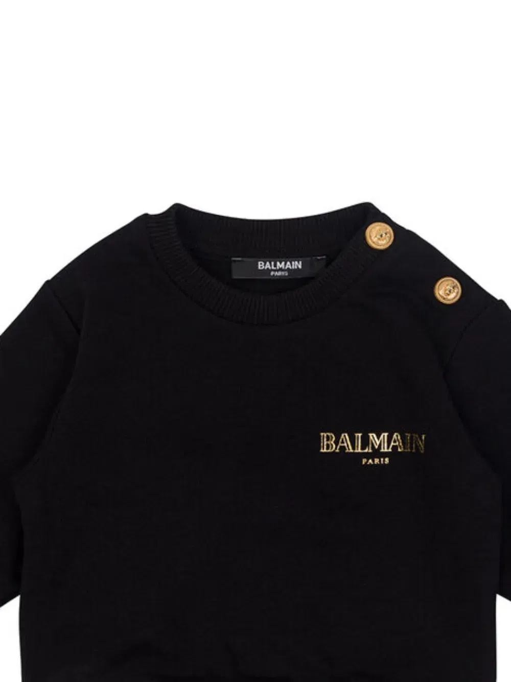 button logo-print sweatshirt