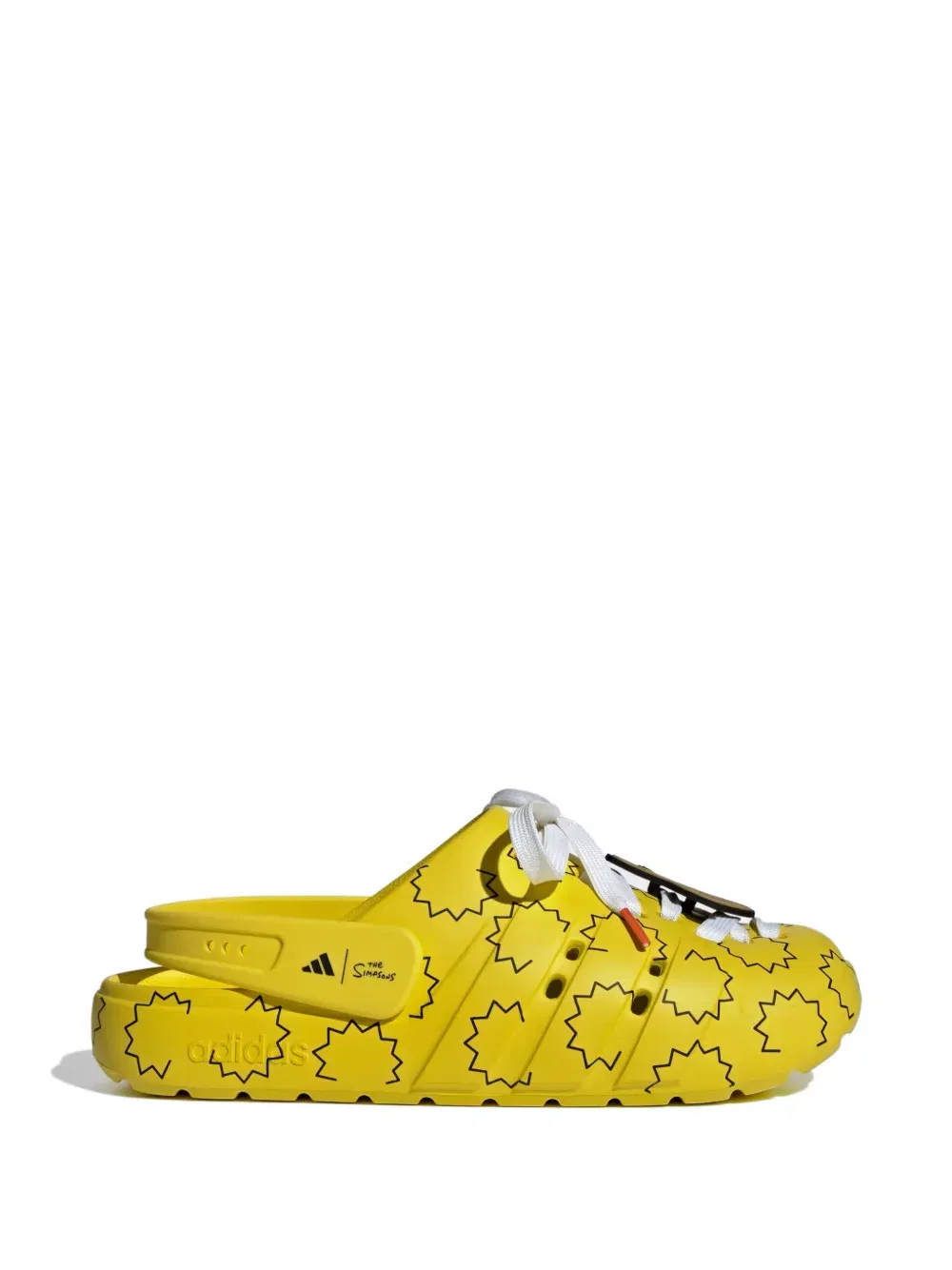 x The Simpsons Adilette Yellow/Black clogs