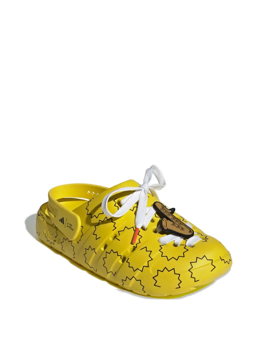 x The Simpsons Adilette Yellow/Black clogs