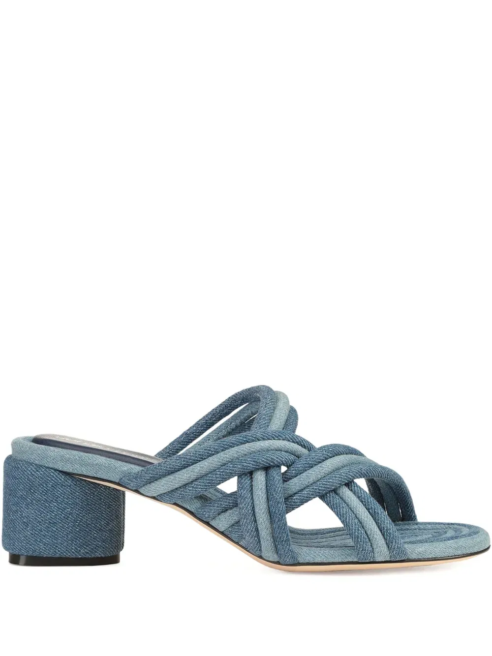 50mm Watamu knotted denim sandals