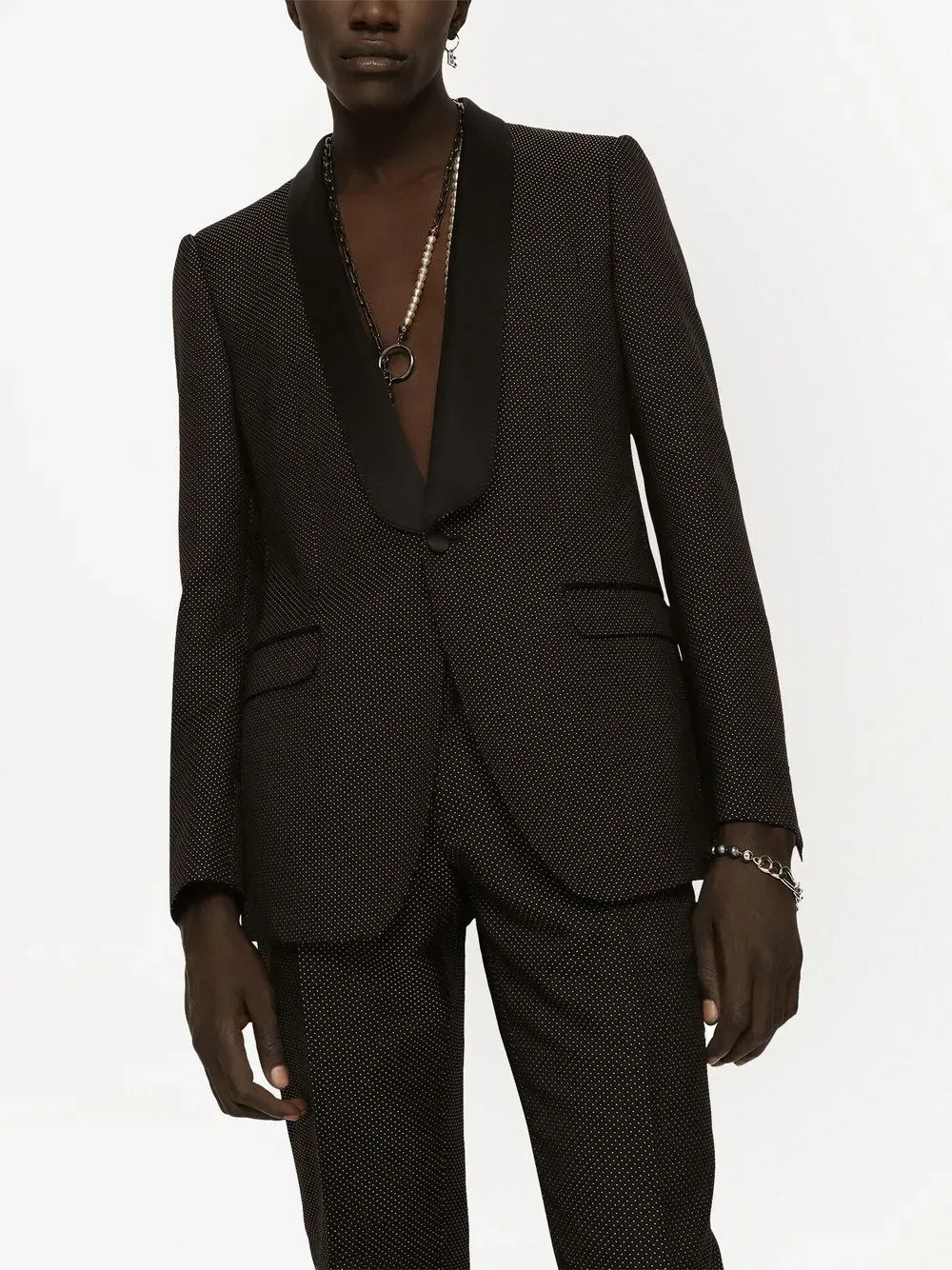 Martini-fit tuxedo suit