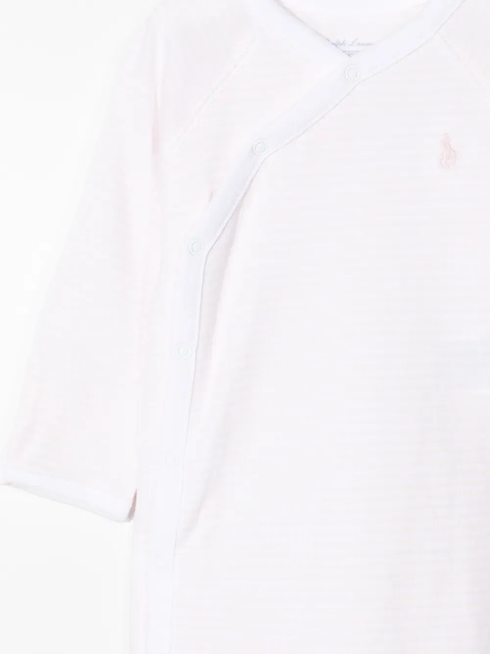 logo-embroidered striped pyjamas