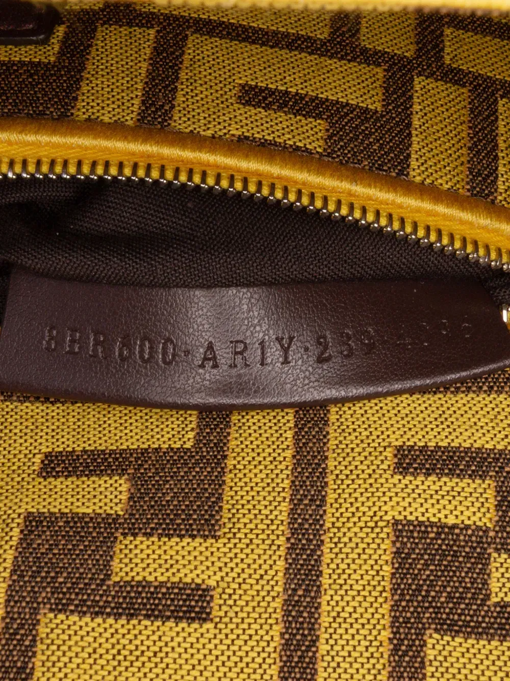 2010-2025 FRGMT x Zucca Embroidered Canvas Baguette satchel