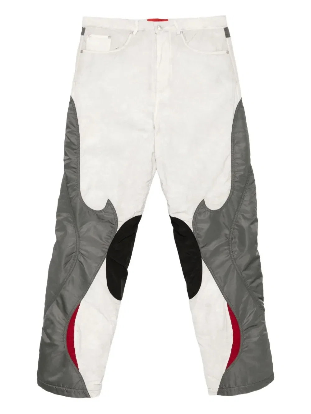 Summer Alpine quilted-panel trousers