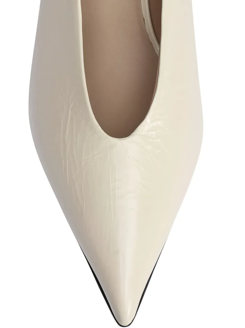 Babouche calf leather pumps