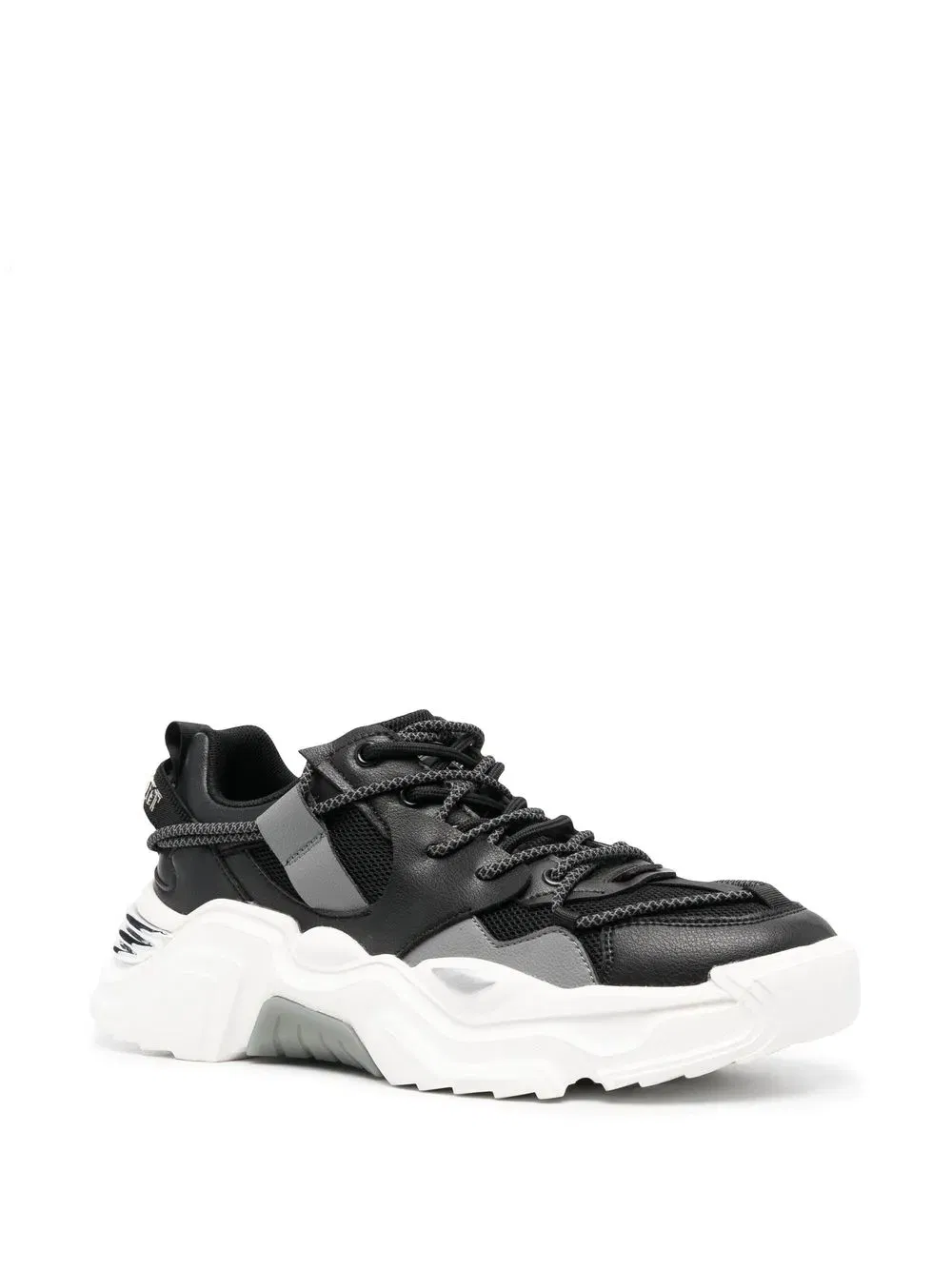 Runner panelled lace-up sneakers
