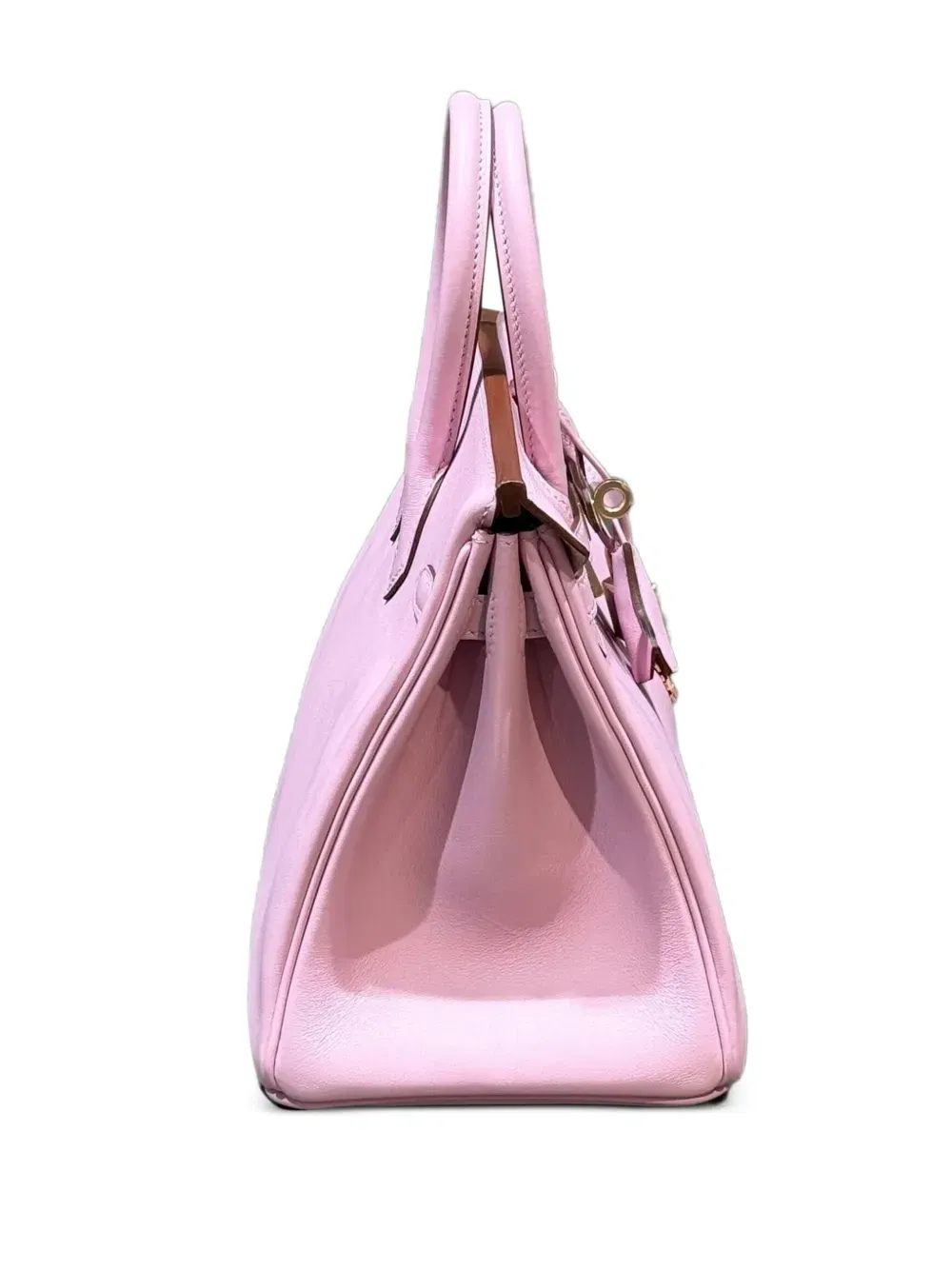 2022 Birkin 25 Swift rose gold-hardware tote bag