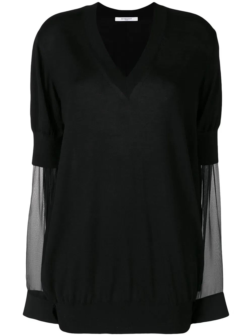 deep v-neck top