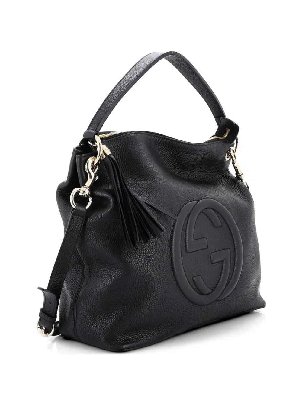 Soho Convertible Leather Large hobo bag