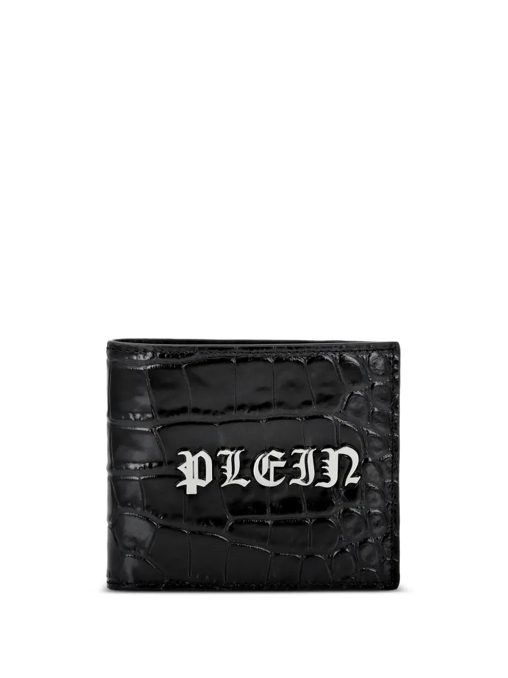 Gothic Plein crocodile-embossed wallet