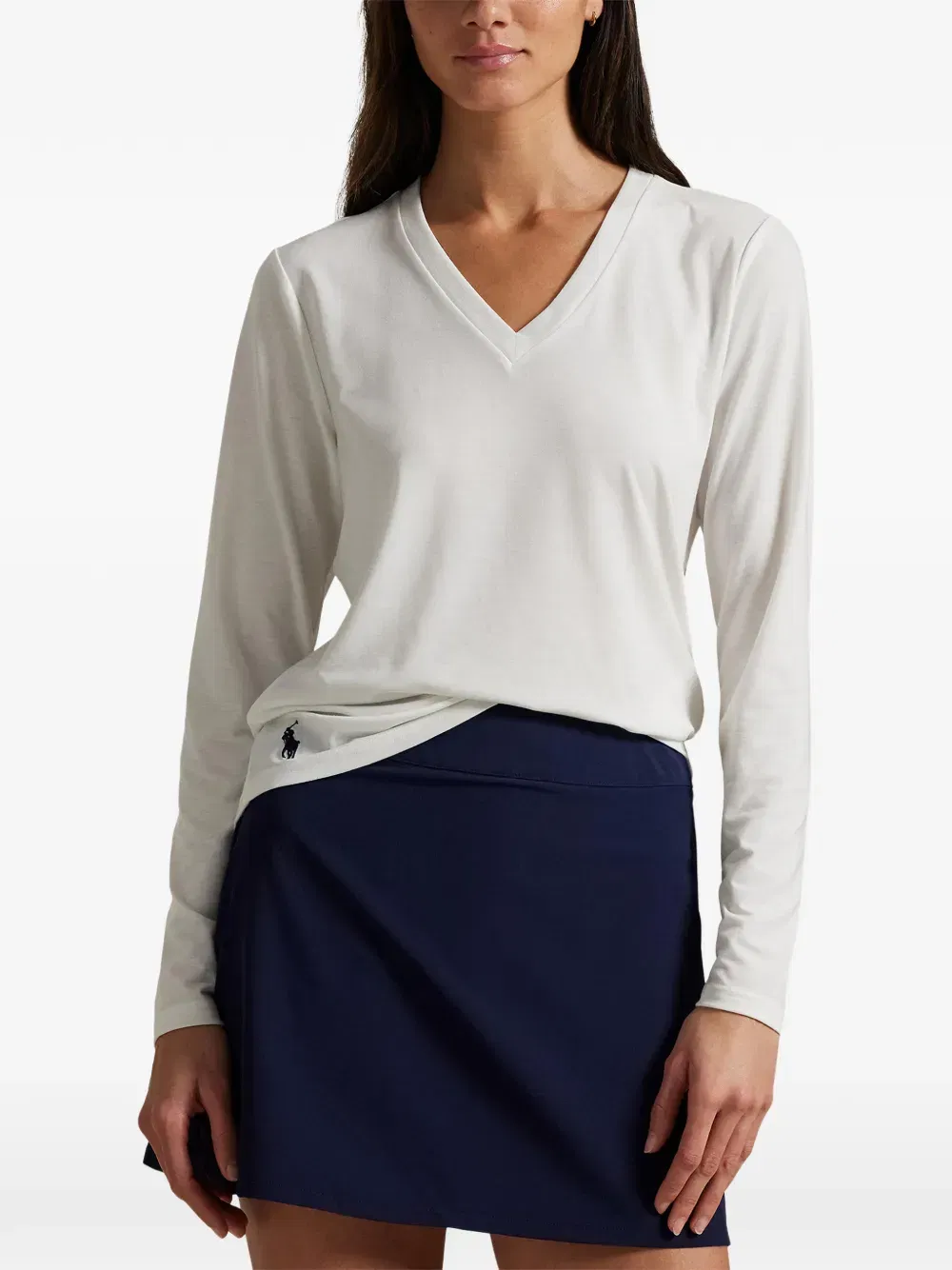 long-sleeve V-neck T-Shirt