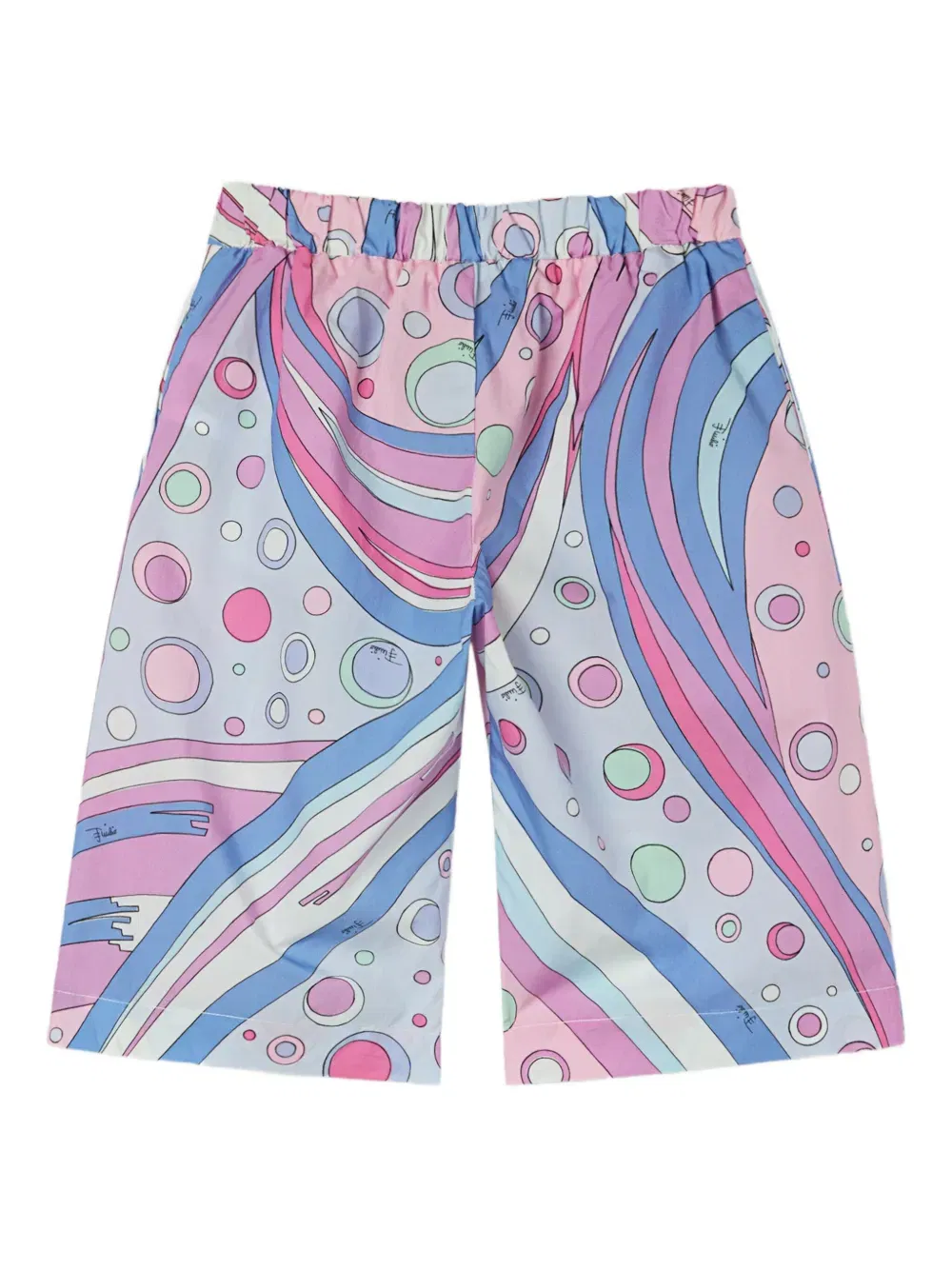 Fontane abstract-print culottes