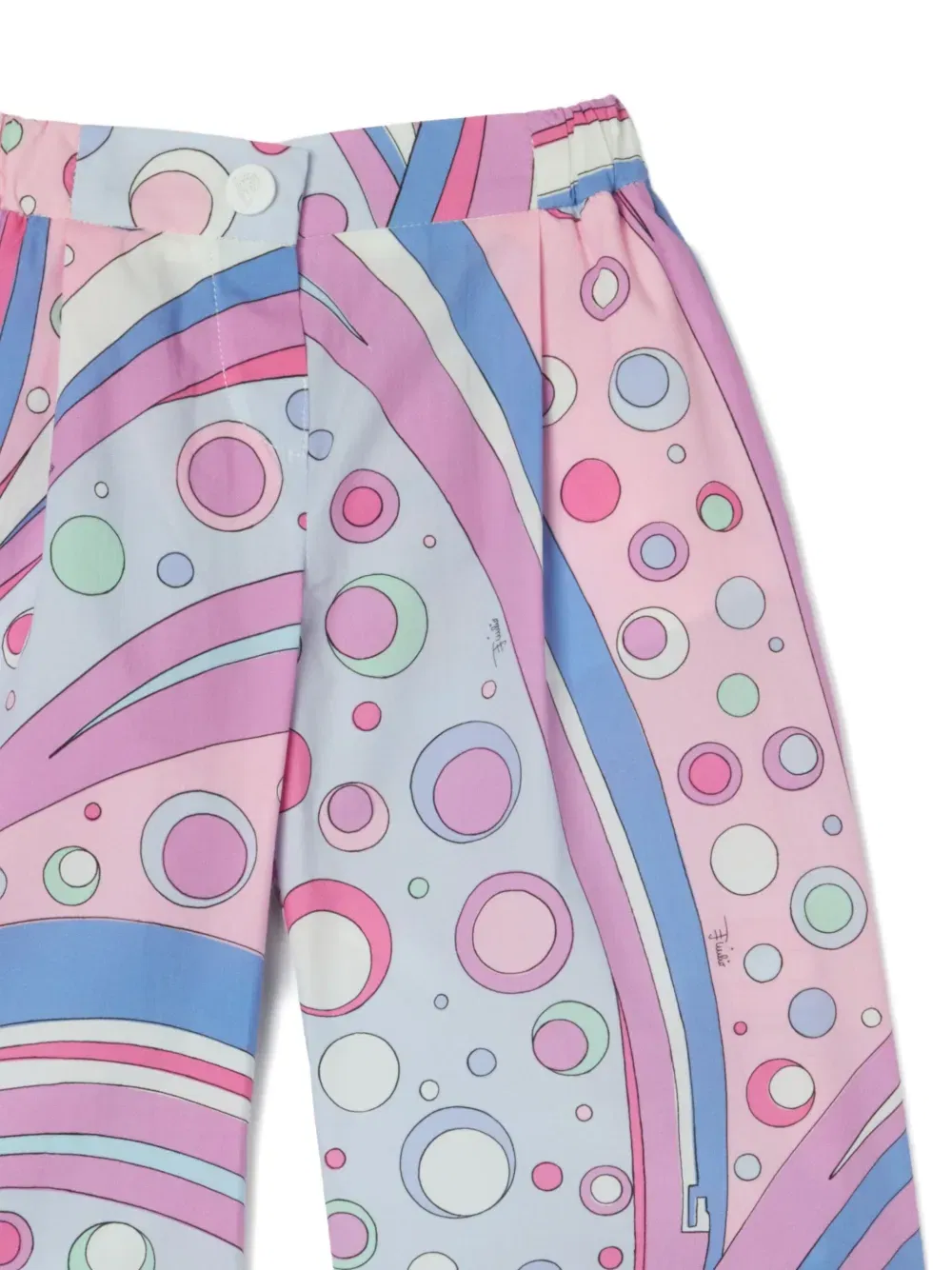 Fontane abstract-print culottes