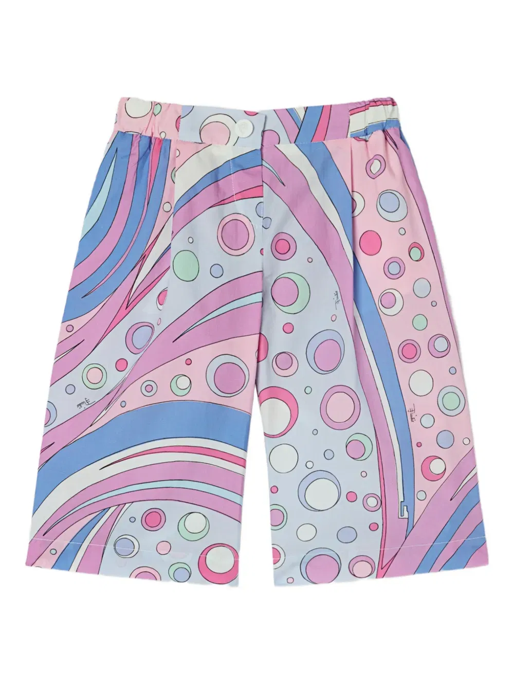 Fontane abstract-print culottes