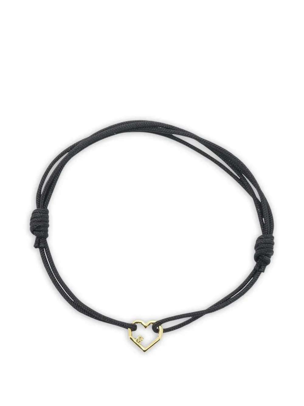Mini Corazon Brillante cord bracelet