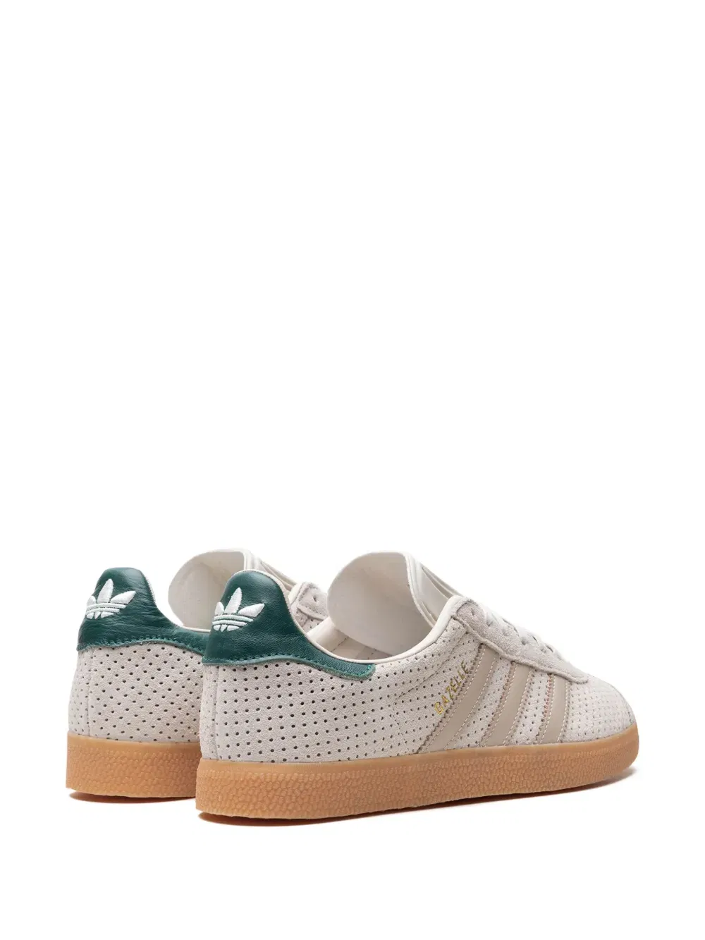 Adidas Gazelle Aluminium Wonder Beige Collegiate Green