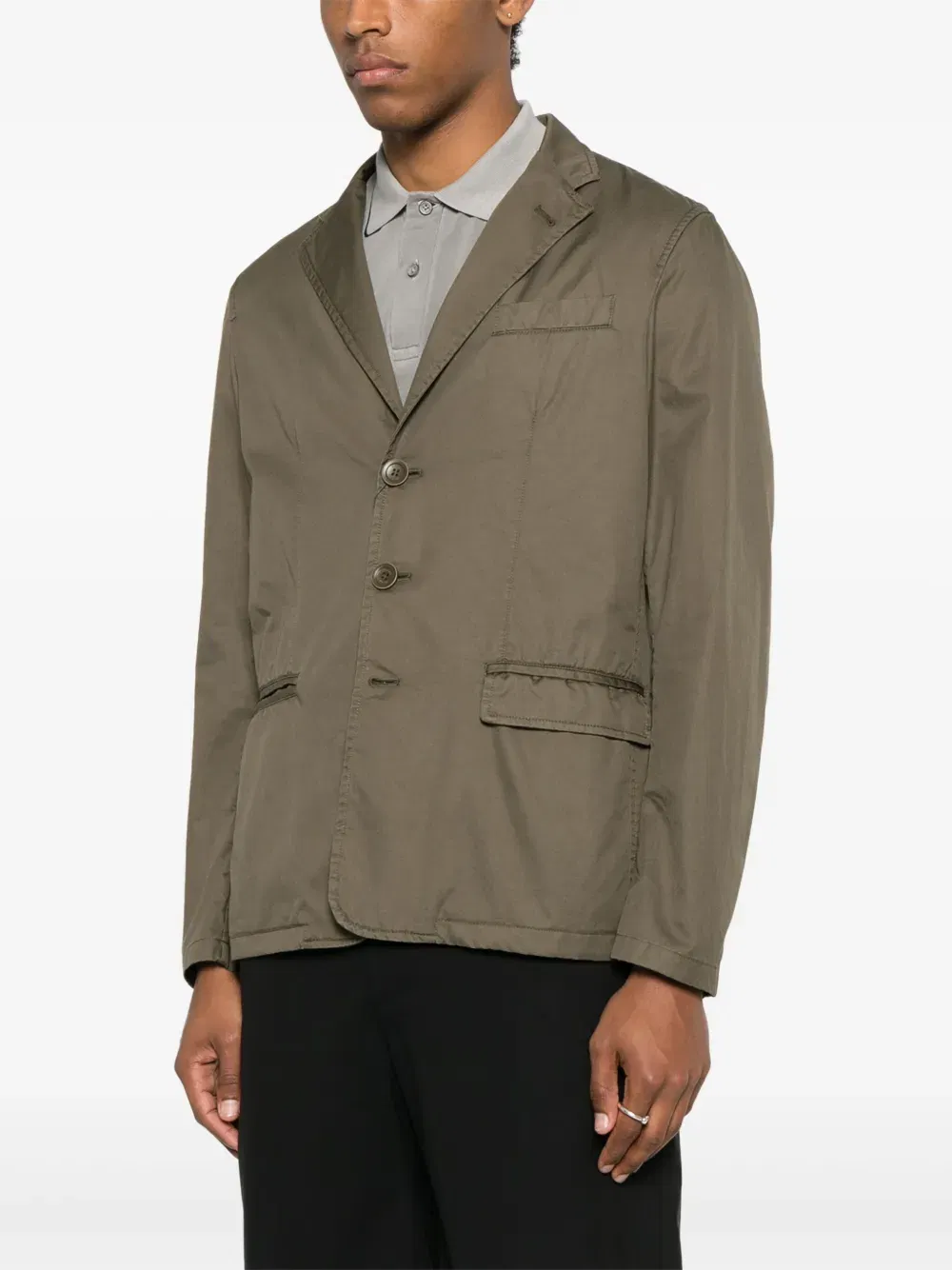 twill blazer