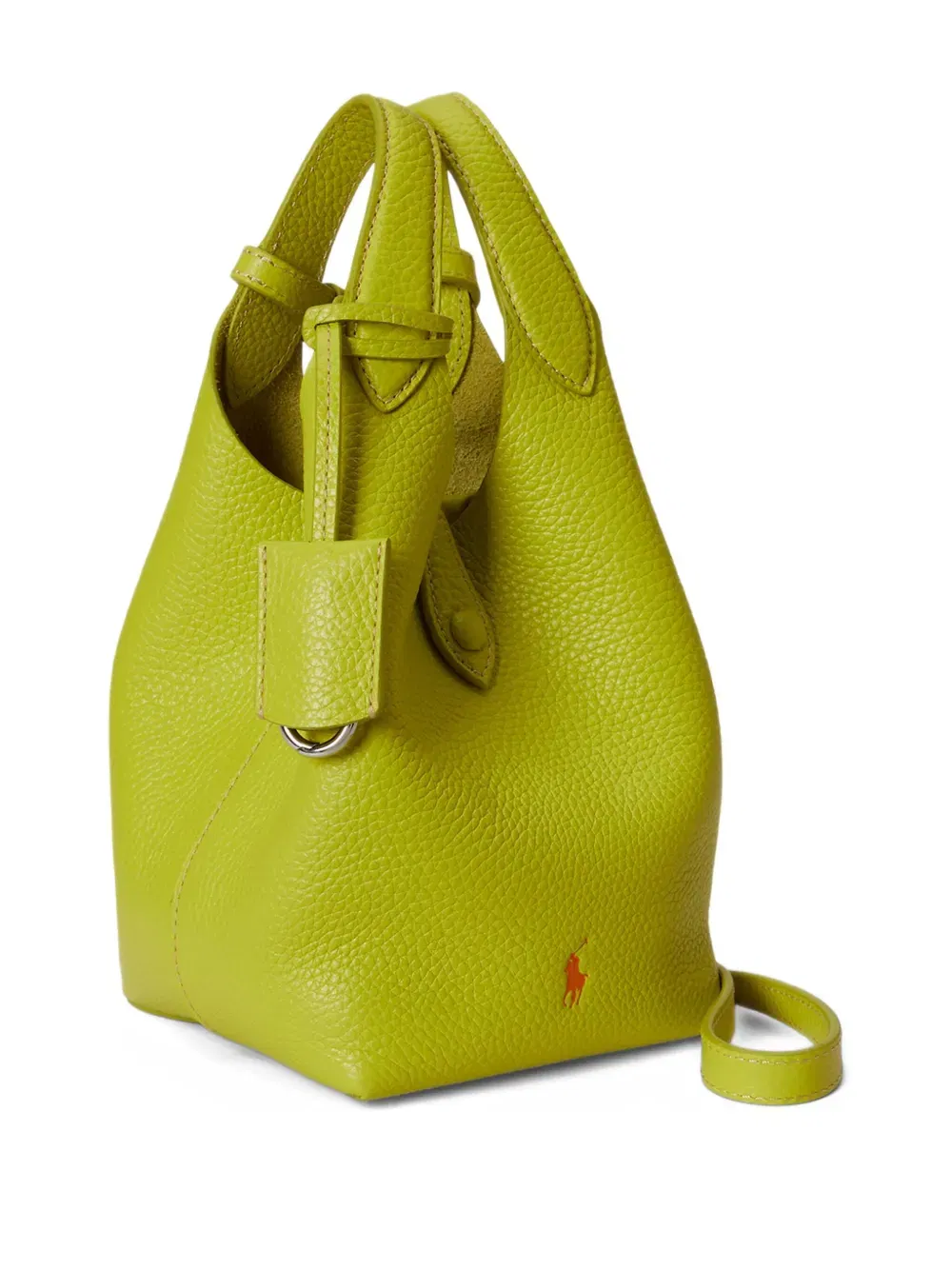 pebbled-leather tote bag