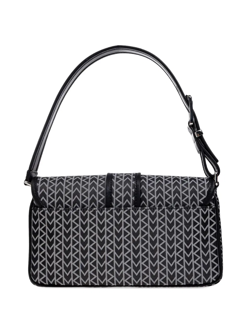 monogram-print shoulder bag