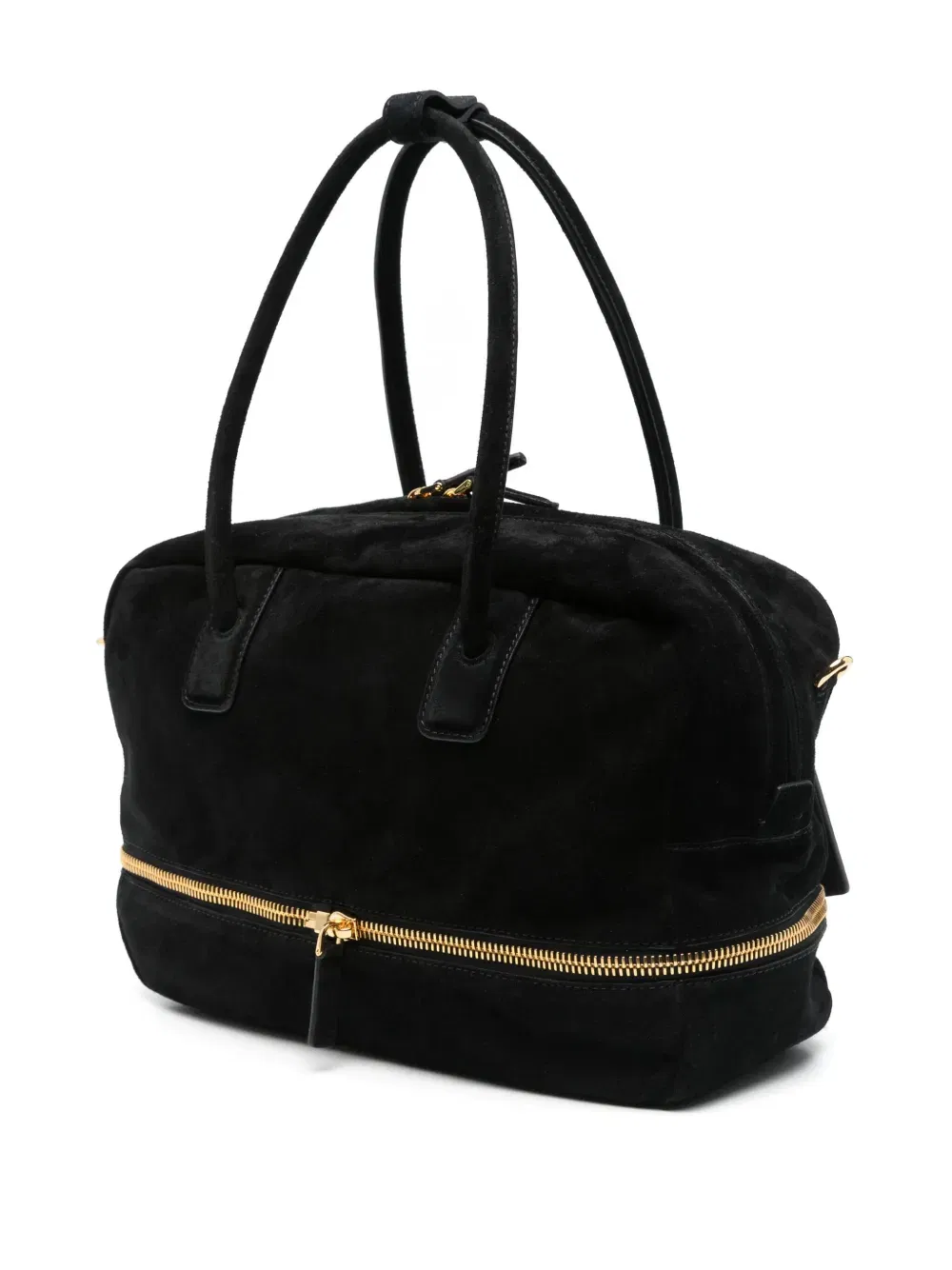 suede tote bag