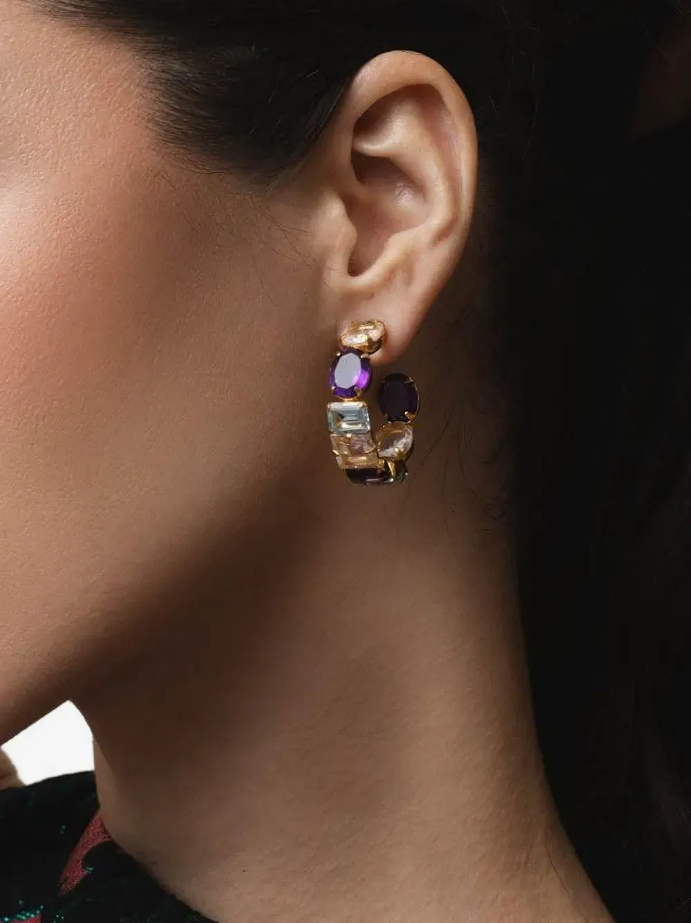 hoop earrings