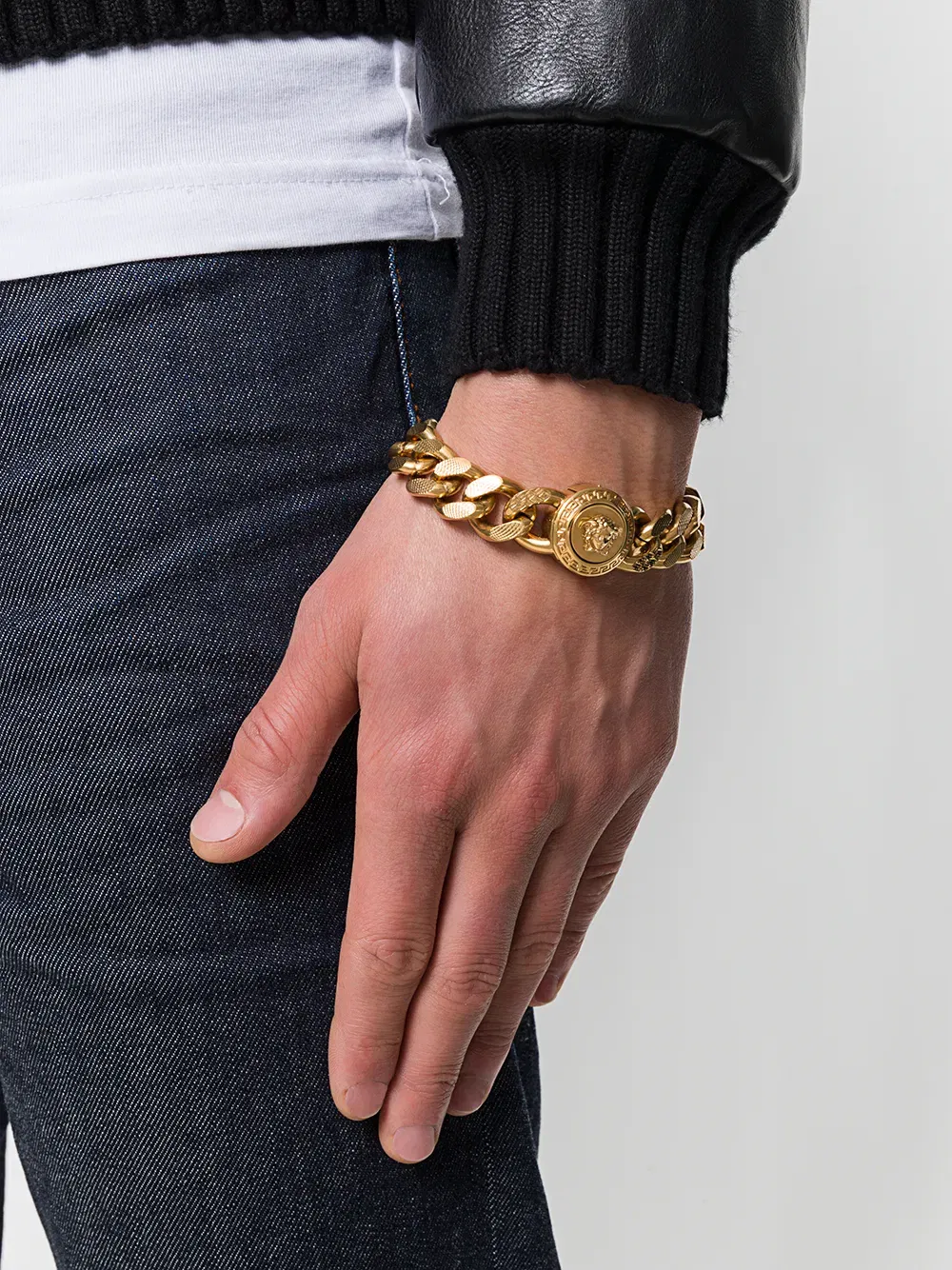 Medusa chain bracelet