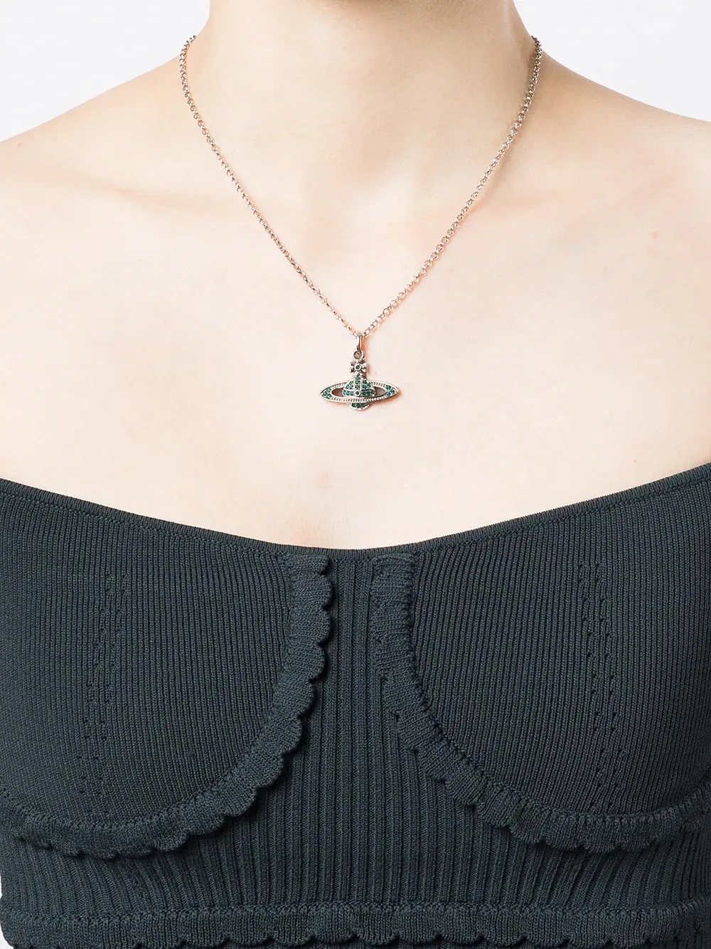 Orb-pendant necklace